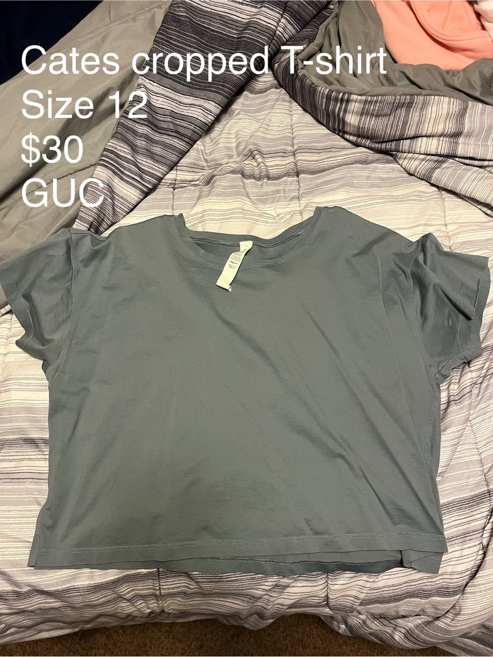 lululemon cropped tee